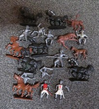 Figur Figuren Ritter Timpo Konvolut 70er Jahre Plastikfiguren Sammler Plastik