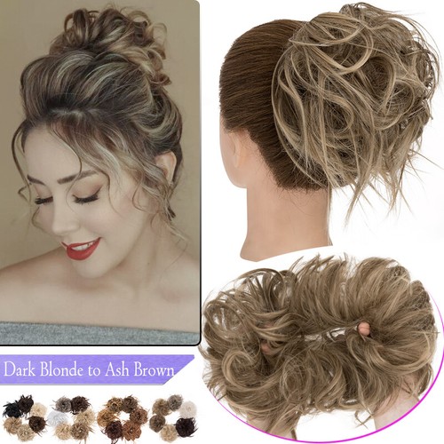 100 wie echthaar messy bun - wie,