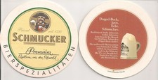 Schmucker Bier - alter Bierdeckel "Doppel-Bock"