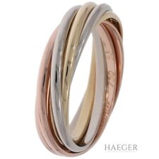 Cartier Trinity Ring Gr.53 Mehrfarbiges Golf 750 / 18K mit Original Box