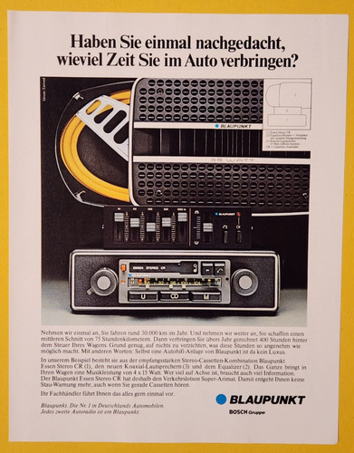 Blaupunkt bosch auto - blaupunkt, radio