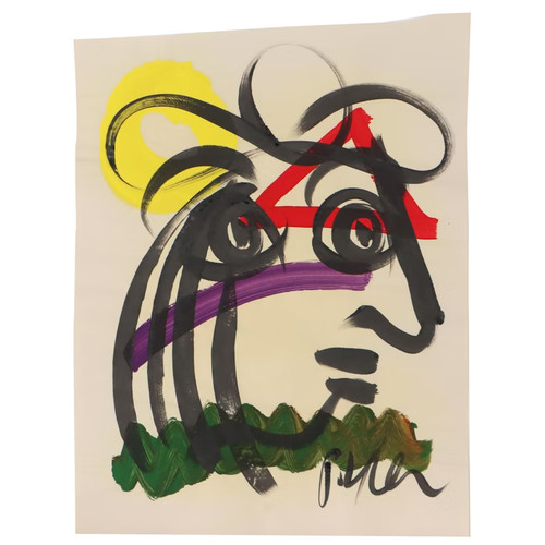 Peter keil abstraktes portrait - keil,