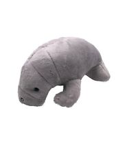 Plüschtier Kuscheltier Stoff Tier Seekuh grau Säugetier 23 cm