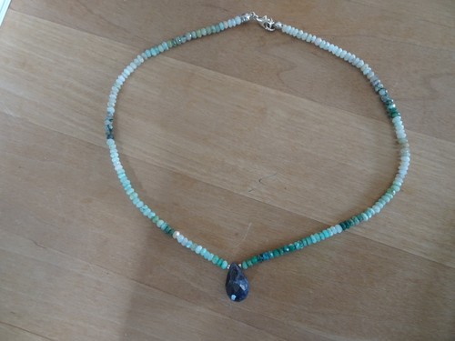 Amazonit kette mit labradorit - kette,