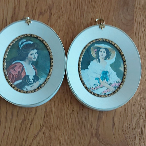 Haffke miniatur malerei auf - haffke, 2x