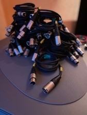 1,5  m 3 pol Mikrofonkabel XLR