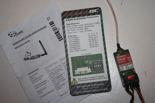 Immersionrc 25mw 8ghz vtx - immersionrc,