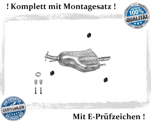 Endschalldämpfer für opel - für,