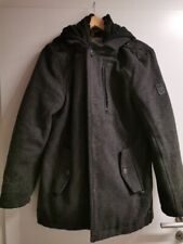 Jacke Herren Gordon Jeans Industry Jacke Herren M Grau Kapuze abnehmbar Wie Neu 