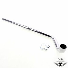 Auspuff Krümmer Chrom Auspuffkrümmer Mofa für Hercules Prima M 2 3 4 5 S