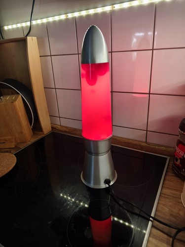 Lava lampe retro rot orange - , rot/orange