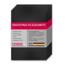 6er set polystyrol platten - 6er,