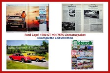 Ford Capri 1700 GT mit 75PS Literaturpaket - 3 komplette Zeitschriften