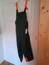 Schnittschutzhose, Latzhose EN381 Teil 5 Form A, neuwertig, ungebraucht