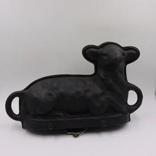 Antike massive Backform Lamm / Osterlamm aus Gusseisen #5,3kg