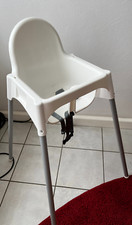 IKEA ANTILOP Kinderhochstuhl mit Sitzgurt, Babystuhl,weiß,*NEU*