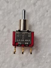 mikro Schalter mit 3 Hebel Stellungen. Für Printmontage.  0,4VA max.  79 Stück 