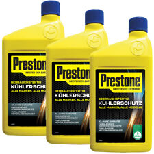 Prestone Kühlerschutz Kühlerfrostschutz 3x 1L gebrauchsfertig für alle Marken