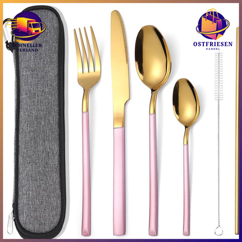 Tragbares besteck set - tragbares,