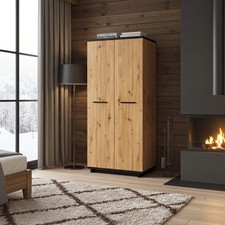 Kleiderschrank Ines 90cm 2