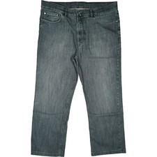 WALBUSCH 27 L26 Jeans Hose grau Herren Stretch Straight Comfort Regular XXL W40