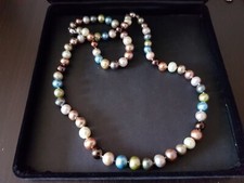 Perlketten Perlen Halskette Süßwasser Zuchtperlen Kette Armband Schmuck Perlfekt