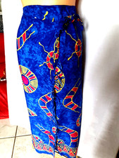 INDIA NEU Cotton Maxi Wickel Rock Over size S M L 38 Royal Blau Fransen TOP k581