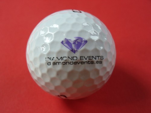 Golfball mit logo diamant - golfball,