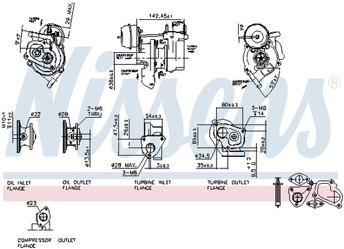 Nissens 93156 lader aufladung - 93156,