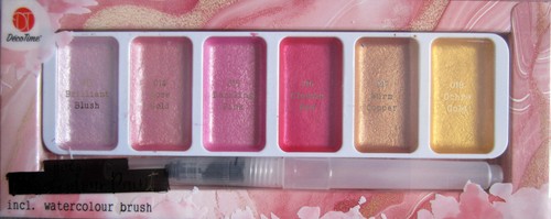 Aquarellfarben metallic - ,