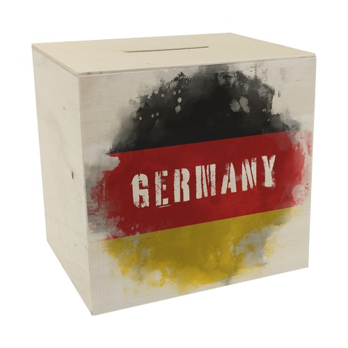 Spardose aus holz mit - spardose,