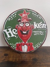 Blechschild Heineken Pils Bier Beer Werbeschild Vintage Retro Bar Deko 20cm4