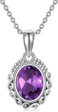 Amethyst Halskette 925