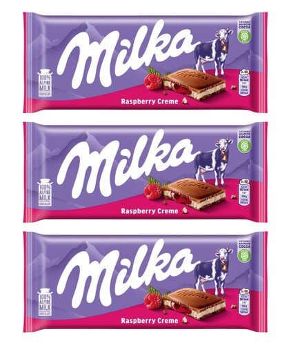 Milka himbeer creme schokolade - milka,