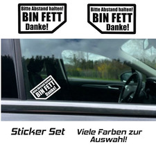 Bitte Abstand halten! BIN FETT