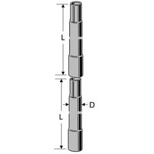 ZSA 46 Steckmast 48/200