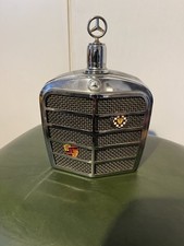 Mercedes Benz Kühlergrill Schnapsflasche Chrom 60er/70er Design Deko Oldtimer