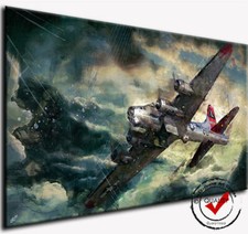 AIRPLANE FLUGZEUG BILD LEINWAND Militär DEKO POSTER BILDER WANDBILD KUNSTDRUCKE