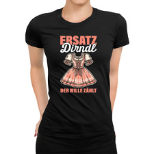 Ersatz Dirndl Wille Trachtenshirt Tracht Damen T-Shirt