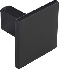 10x Möbelknopf schwarz