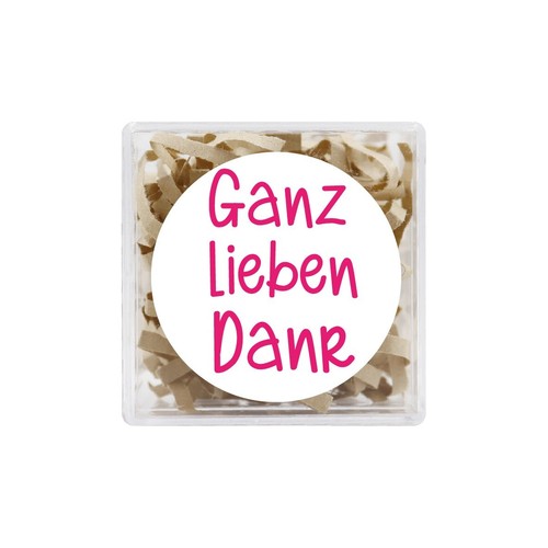 24x danke aufkleber 4cm - aufkleber,