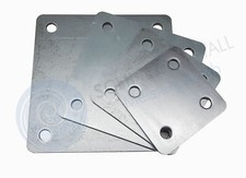 Ankerplatte Stahl 100x100x5mm-180x180x5mm Kopfplatte, Anschweißplatte, Stahl