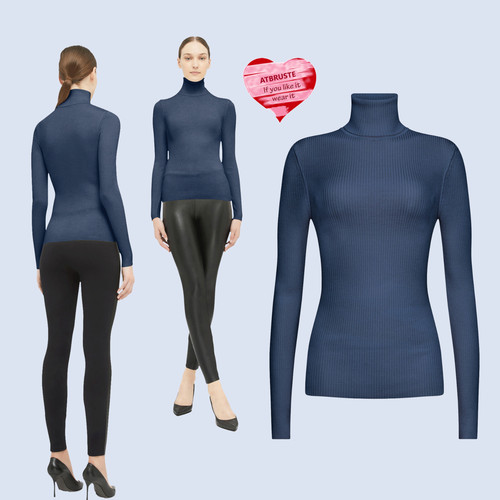 Wolford merino fine rib - merino,