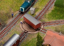 ## Faller 222114 Kleine Waggondrehscheibe mit Servoantrieb - Bausatz - Spur N ##