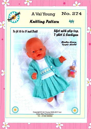 Puppen strickmuster 274 - puppen,