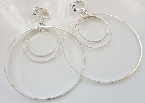 Ohrclips clips versilbert - ohrclips,