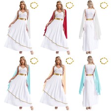 Damen Robe Bühne Kleider Königin Ballkleid Maxi Toga Renaissance Kleid Festival