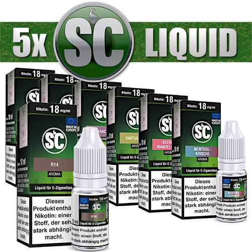 10ml liquid probierbox - 5x, sc