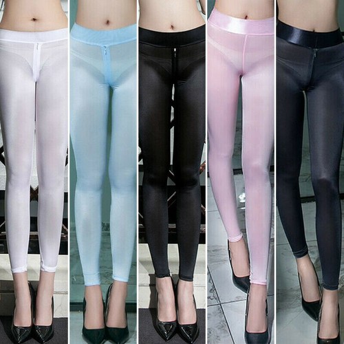 Damen sheer glänzend - sheer,