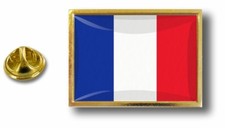 Anstecknadel Pin Abzeichen Metall Mit Zange Papillon Flagge Frankreich Francais